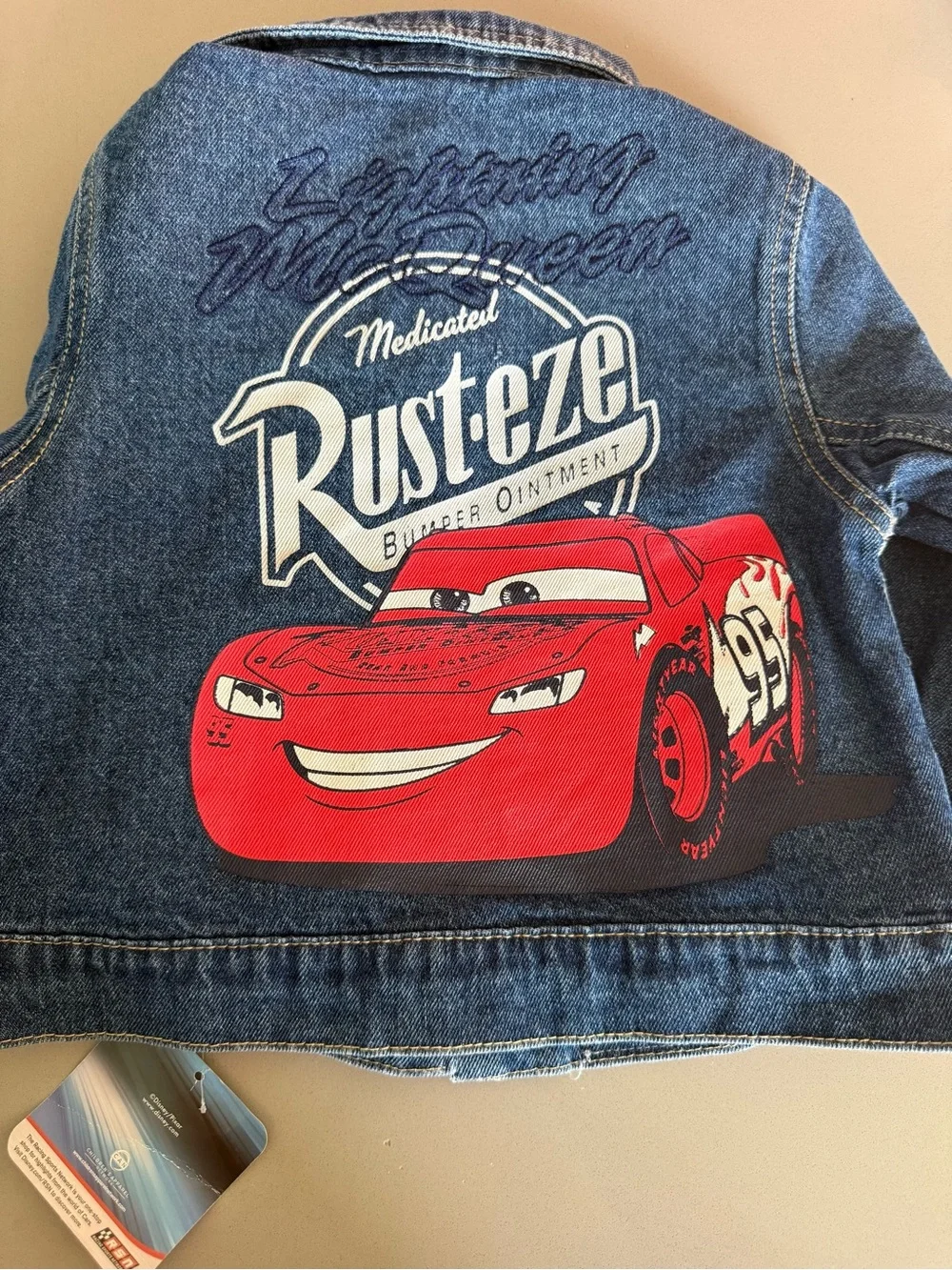 Disney Lightning McQueen Denim Jacket & Pants Set - Blue